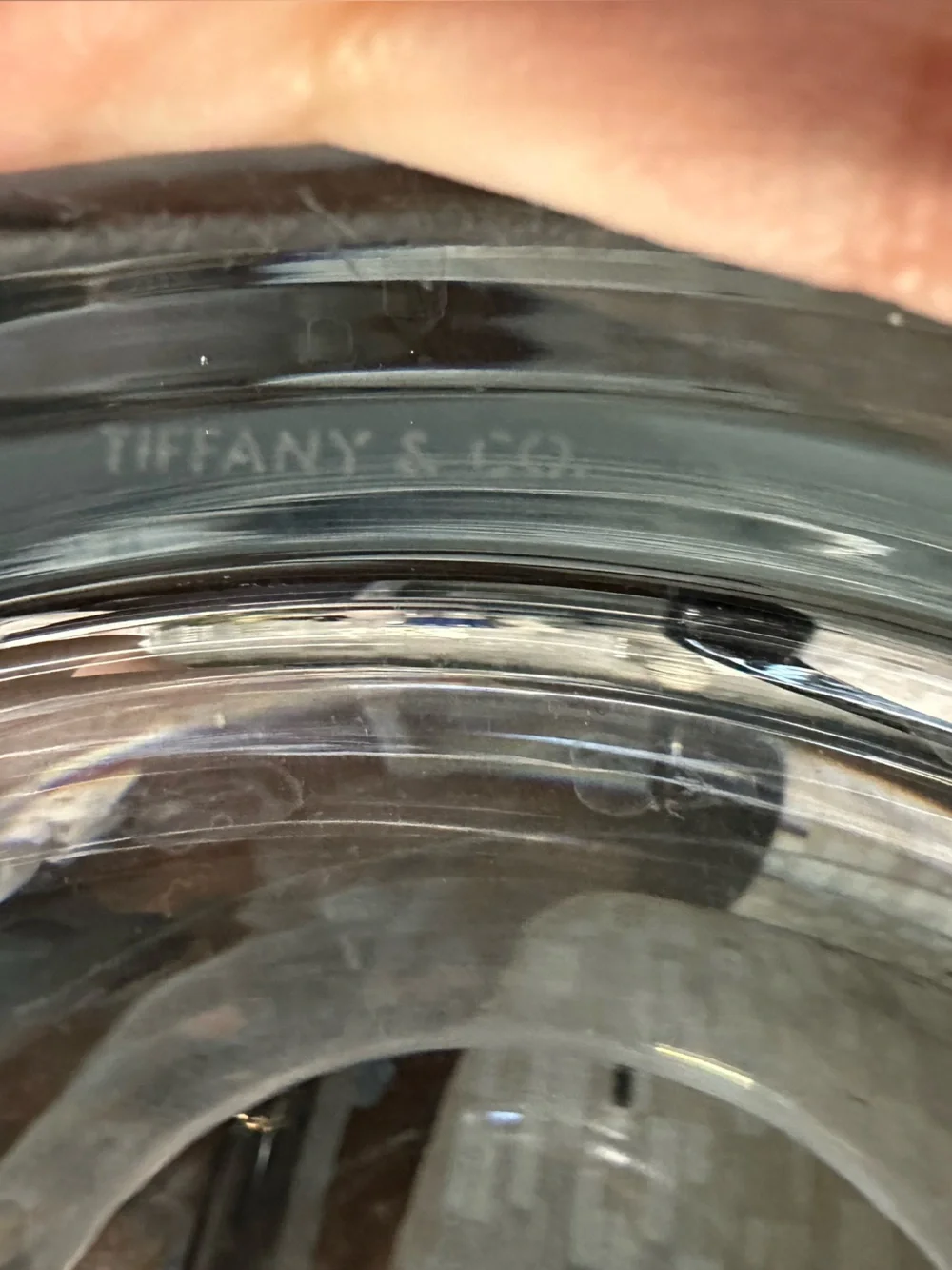Vintage Tiffany & Co Crystal Ice Bucket